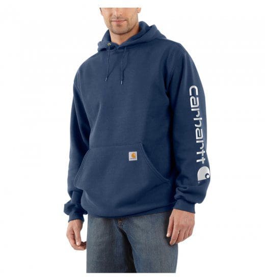 Carhartt® Midweight Hooded Logo Sweatshirt - Image 3
