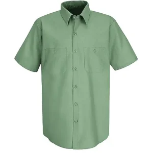 Red Kap Short Sleeve Poplin Work Shirt