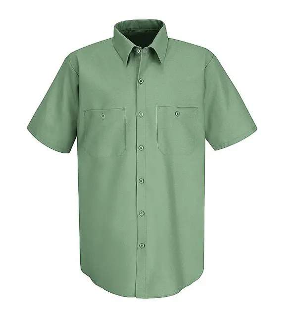 Red Kap Short Sleeve Poplin Work Shirt